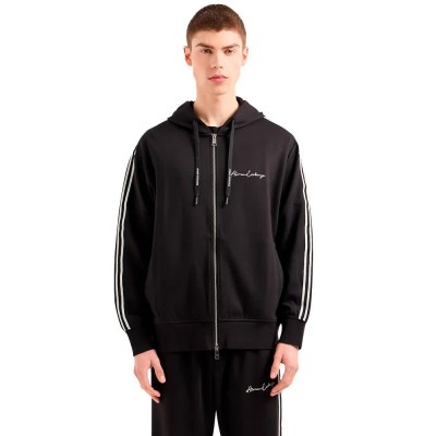 блуза,мъжки,пуловери,armani,exchange,8nzmsh,z9n1z,full,zip,sweatshirt,black