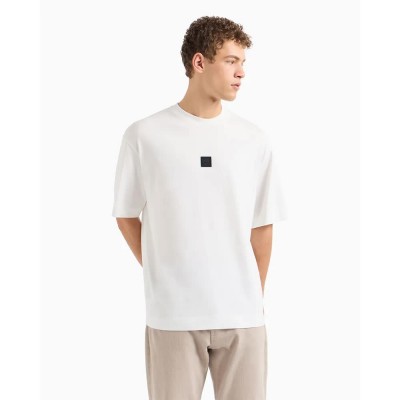 тениска,мъжки,тениски,armani,exchange,xm000118,af10361,short,sleeve,t,shirt,white,(off,white)