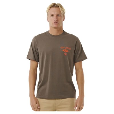 тениска,мъжки,тениски,дамски,тениски,rip,curl,fade,out,icon,short,sleeve,t,shirt,brown,(rock)