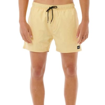 бански,гащета,мъжки,бански,костюми,rip,curl,offset,volley,swimming,shorts,straw,(yellow)