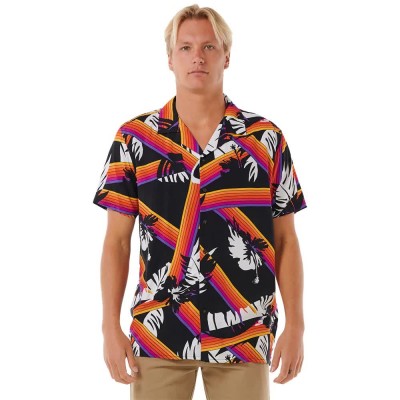 риза,с,къс,ръкав,мъжки,ризи,rip,curl,surf,revival,hoffman,short,sleeve,shirt,black