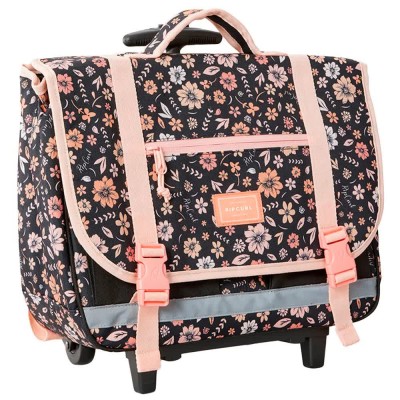 раница,раници,rip,curl,wheeled,satchel,17l,mixed,backpack,black,(peach)