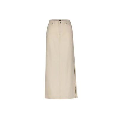 пола,дамски,поли,и,рокли,lee,side,slit,midi,skirt,beige