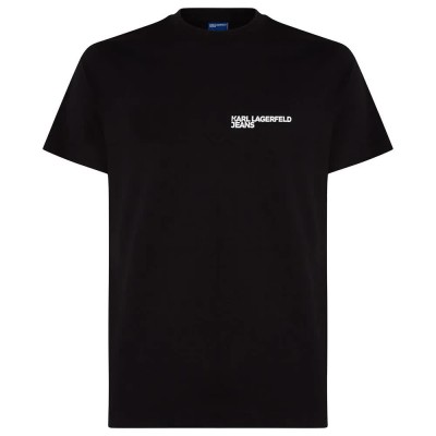 тениска,мъжки,тениски,karl,lagerfeld,a1m17003,short,sleeve,t,shirt,black