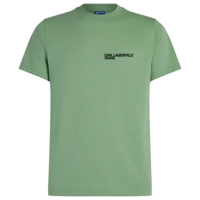 тениска,мъжки,тениски,karl,lagerfeld,a1m17003,short,sleeve,t,shirt,granite,green,(green)