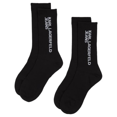 чорапи,мъжки,чорапи,karl,lagerfeld,a1m47050,socks,2,pairs,black