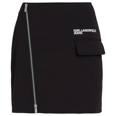 пола,дамски,поли,и,рокли,karl,lagerfeld,jeans,a1w12012,short,skirt,black,(black)