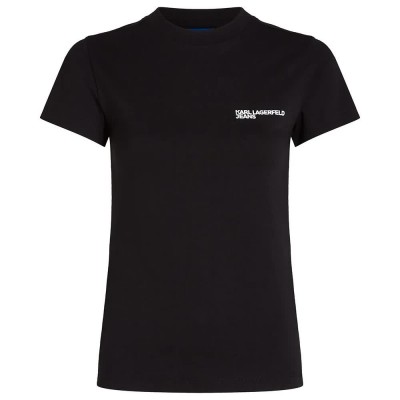 тениска,дамски,тениски,karl,lagerfeld,a1w17004,short,sleeve,t,shirt,black