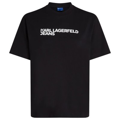 тениска,дамски,тениски,karl,lagerfeld,a1w17005,short,sleeve,t,shirt,black