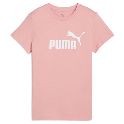 тениска,дамски,тениски,puma,ess,n1,logo,short,sleeve,t,shirt,pink,fruit,(pink)