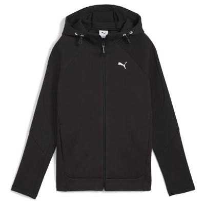 блуза,дамски,блузи,puma,evostripe,full,zip,sweatshirt,black