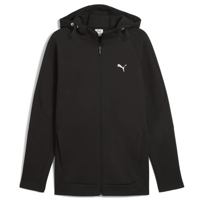 блуза,мъжки,пуловери,puma,evostripe,full,zip,sweatshirt,black