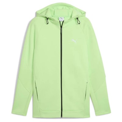 блуза,мъжки,пуловери,puma,evostripe,full,zip,sweatshirt,spring,fern,(green)