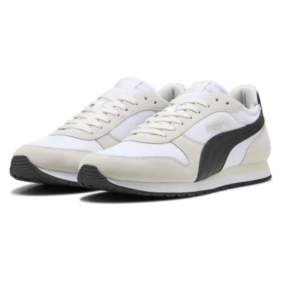 маратонки,мъжки,маратонки,puma,st,miler,trainers,white,black,vapor,gray,(white)