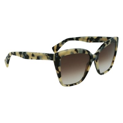 слънчеви,очила,слънчеви,очила,lanvin,lnv617s,woman,sunglasses,beige,(grey,brown)