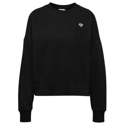блуза,дамски,блузи,hummel,boxy,bee,sweatshirt,black,(black)