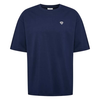 тениска,мъжки,тениски,hummel,loose,bee,short,sleeve,t,shirt,dress,blues,(blue)