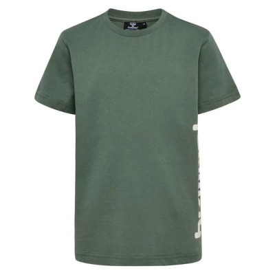 тениска,детски,тениски,hummel,print,short,sleeve,t,shirt,laurel,wreath,(green)