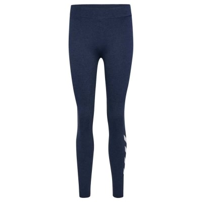 клин,дамски,клинове,дамски,чорапогащи,и,клинове,hummel,pulse,logo,leggings,dress,blue,melange,(blue)