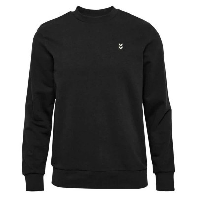 блуза,мъжки,пуловери,hummel,pulse,sweatshirt,black,(black)