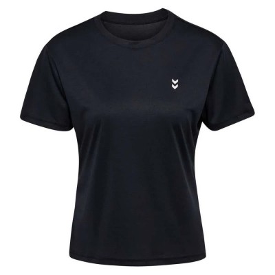 тениска,дамски,тениски,hummel,pulse,training,short,sleeve,t,shirt,black,(black)