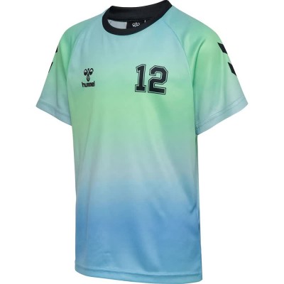 тениска,детски,тениски,hummel,shimmer,short,sleeve,t,shirt,green,(7373)