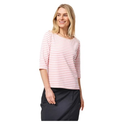тениска,дамски,тениски,sea,ranch,marina,3,4,sleeve,t,shirt,white,marshmallow,(pink)