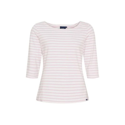 тениска,дамски,тениски,sea,ranch,marina,3,4,sleeve,t,shirt,white,pale,pink,(pink)
