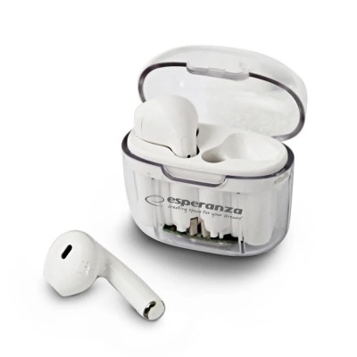 слушалки,слушалки,esperanza,eh237w,wireless,earphones,white,(black)