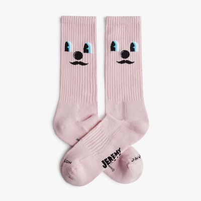 чорапи,мъжки,чорапи,jimmy,lion,athletic,jethro,face,long,socks,pink,(pink)