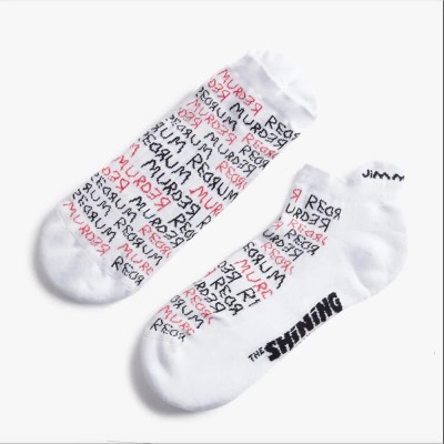 чорапи,мъжки,чорапи,jimmy,lion,athletic,the,shining,redrum,short,socks,white,(white)