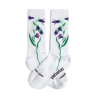чорапи,мъжки,чорапи,jimmy,lion,athletic,ynes,suelves,campanula,crew,socks,white,(white)