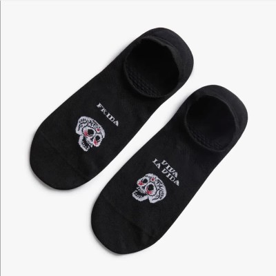 чорапи,мъжки,чорапи,jimmy,lion,frida,viva,la,vida,no,show,socks,black,(black)