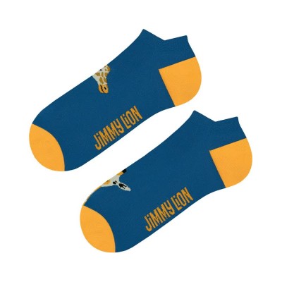 чорапи,мъжки,чорапи,jimmy,lion,giraffe,short,socks,blue,(blue)