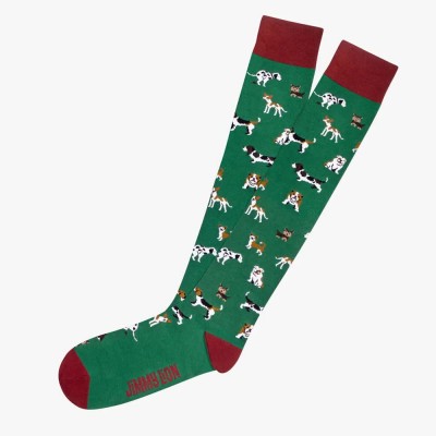 чорапи,мъжки,чорапи,jimmy,lion,kh,dogs,long,socks,green,(green)