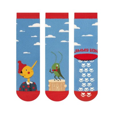 чорапи,детски,чорапи,jimmy,lion,pinocchio,socks,blue,(blue)