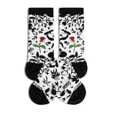 чорапи,мъжки,чорапи,jimmy,lion,ynes,suelves,garden,crew,socks,white,(white)