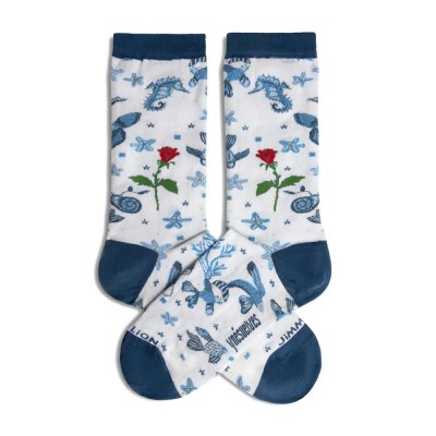 чорапи,мъжки,чорапи,jimmy,lion,ynes,suelves,mermaids,short,socks,white,(white)