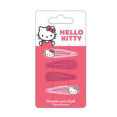 хигиена,аксесоари,hello,kitty,hello,kitty,hair,clips,4,pieces,pink,(fuchsia,fuchsia)