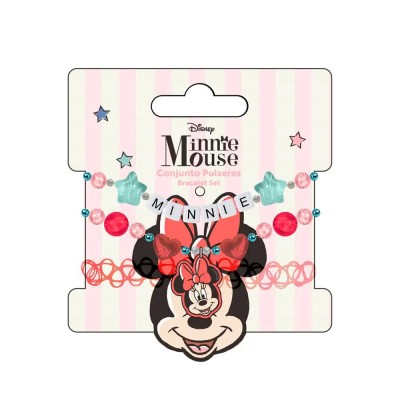 бижутерия,disney,minnie,bracelet,multicolor,(pink)