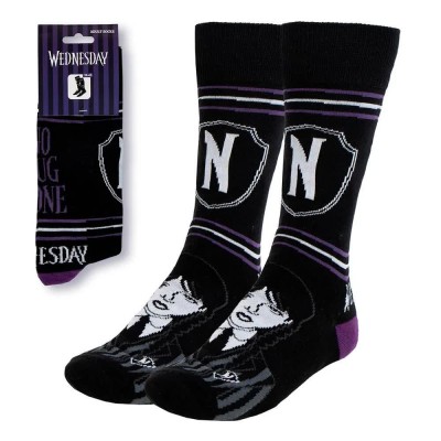 чорапи,мъжки,чорапи,cerdá,wednesday,socks,black,lilac,(black)