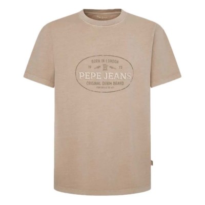 тениска,мъжки,тениски,pepe,jeans,ander,short,sleeve,t,shirt,beige,(concrete,beige)