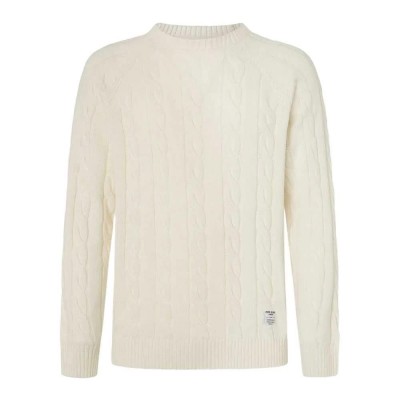 блуза,мъжки,пуловери,pepe,jeans,camdem,sweater,off,white,(white)