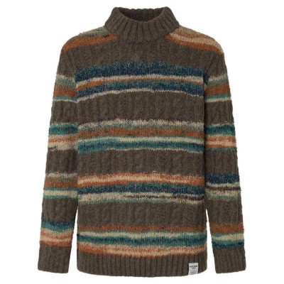 блуза,мъжки,пуловери,pepe,jeans,clif,sweater,walnut,brown