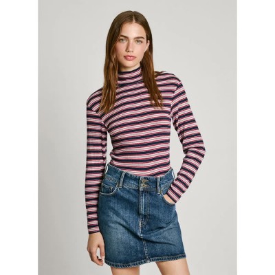 тениска,дамски,тениски,pepe,jeans,efelina,long,sleeve,t,shirt,pink