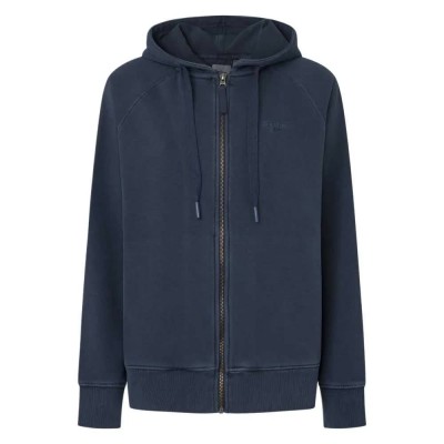 блуза,дамски,блузи,pepe,jeans,felicity,full,zip,sweatshirt,blue