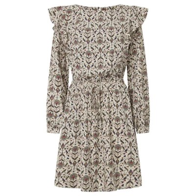 рокля,дамски,поли,и,рокли,pepe,jeans,kim,long,sleeve,short,dress,ecru,white,(grey)