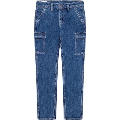 детски,панталони,pepe,jeans,pb202199,loose ,cargo,jeans,blue
