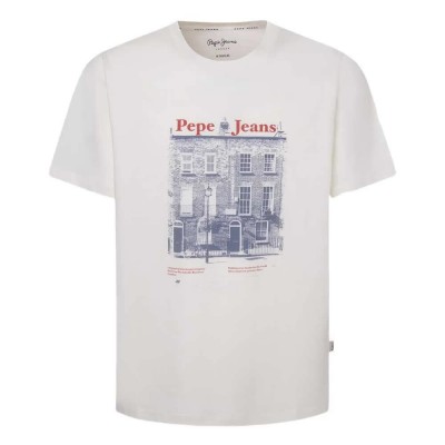 тениска,мъжки,тениски,дамски,тениски,pepe,jeans,soren,short,sleeve,t,shirt,white,(off,white)