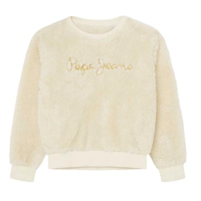 блуза,детски,блузи,pepe,jeans,tate,sweatshirt,white